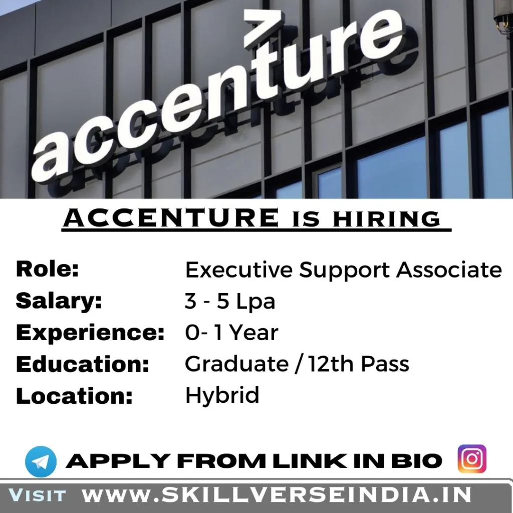 Accenture Invites Applications for Executive Support WFH Job 2023 4 Accenture-hiring