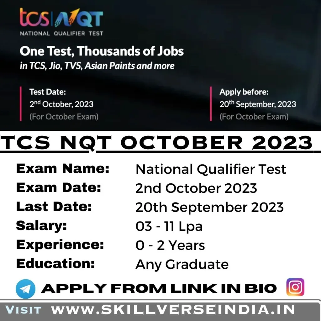 TCS NQT (National Qualifier Test) 2025: Latest Updates on Important Dates, Eligibility and Syllabus. 4 TCS-NQT