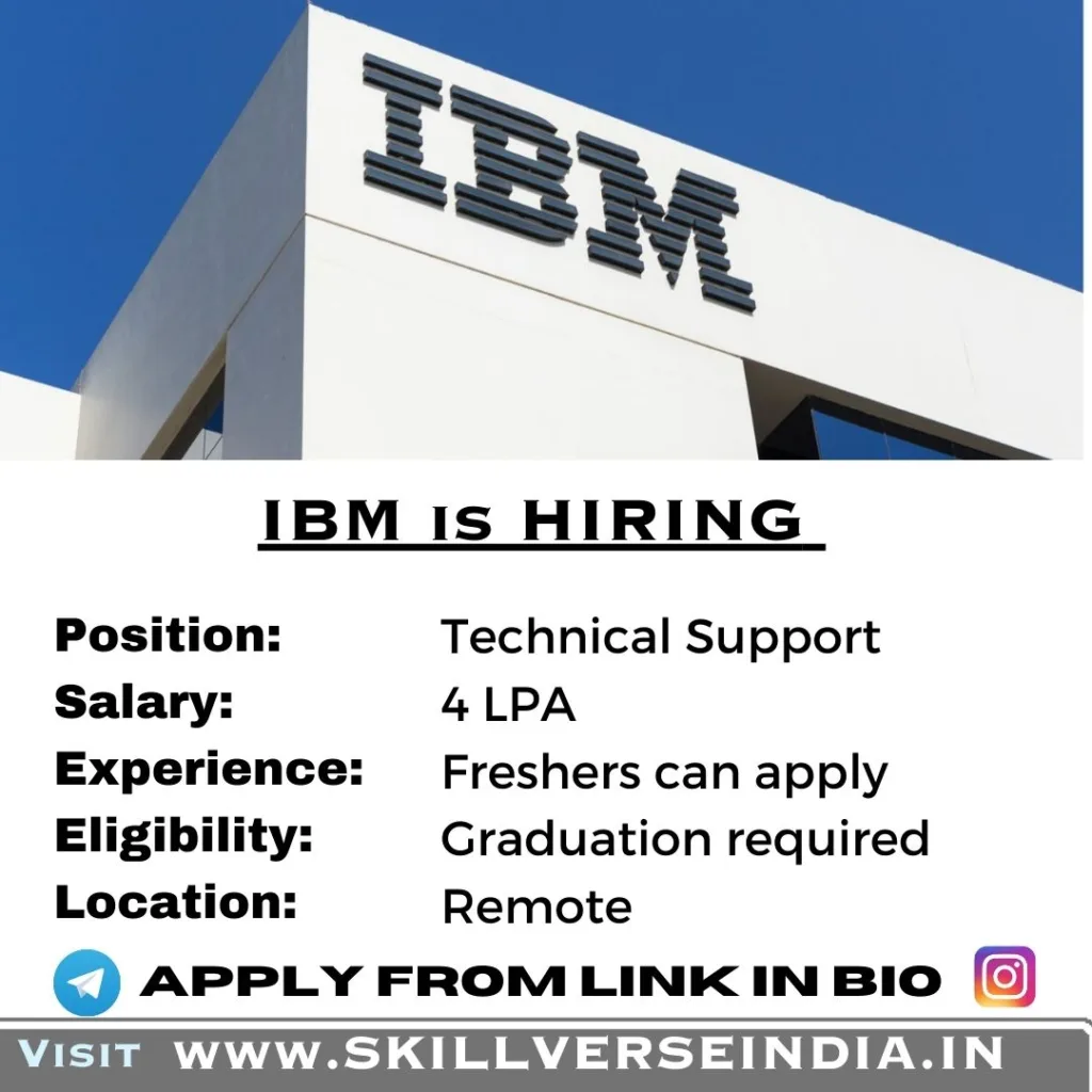 IBM Careers India: Hiring Remote Technical Support 2023 5 IBM-Careers