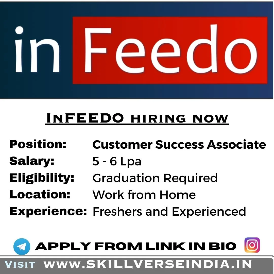 Customer Success Associate Role at InFeedo 2023